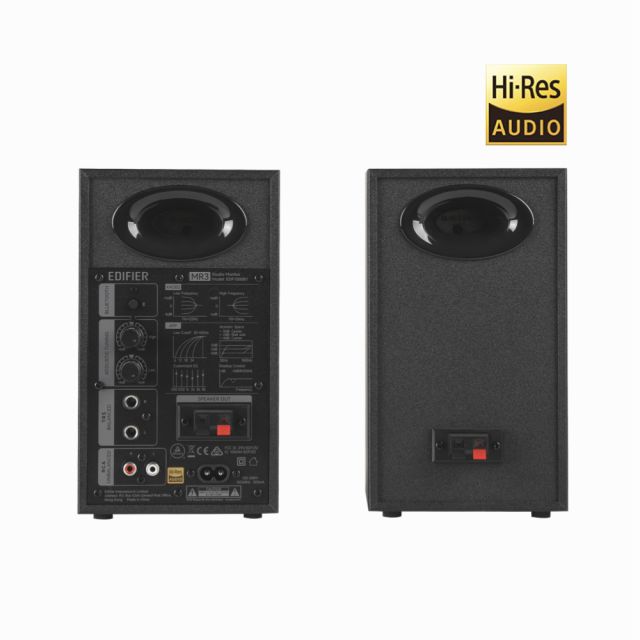 EDIFIER MR3 監聽喇叭| 52Hz 深沉低音．TRS 平衡輸入．聲學空間補償