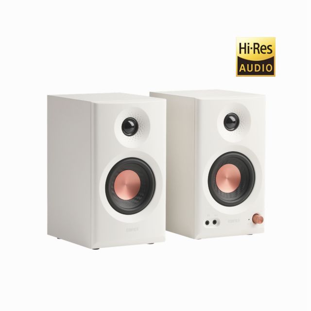 EDIFIER MR3 監聽喇叭| 52Hz 深沉低音．TRS 平衡輸入．聲學空間補償